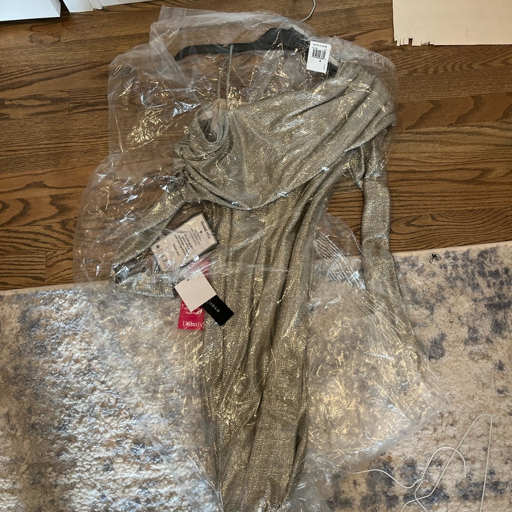 Betsy adam shimmer dress